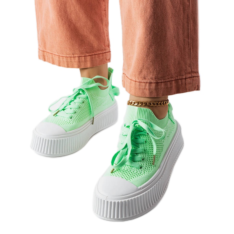 Zelene tenisice s rastezljivim gornjištem iz Jardine zelena