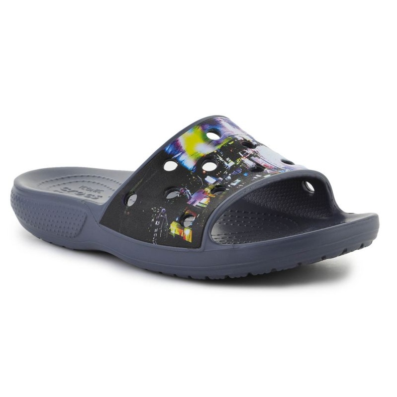Crocs papuče Classic Meta Scape Slide 208471-0C4 crno