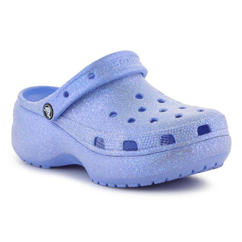 Crocs Classic Platform Glitter Clog W 207241-5Q6 plava