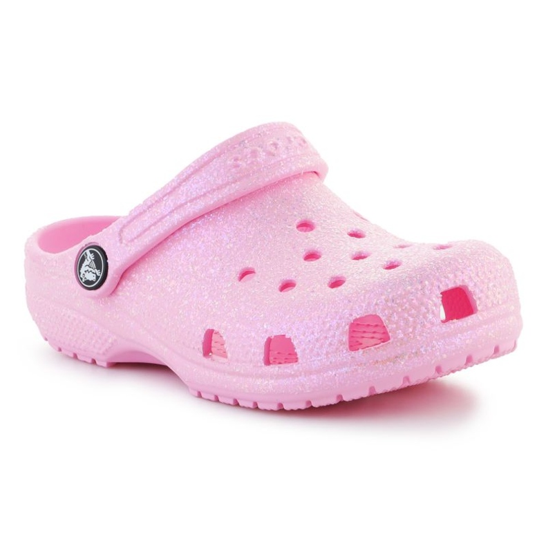 Crocs Classic Glitter Clog K Jr 206993-6S0 ružičasta