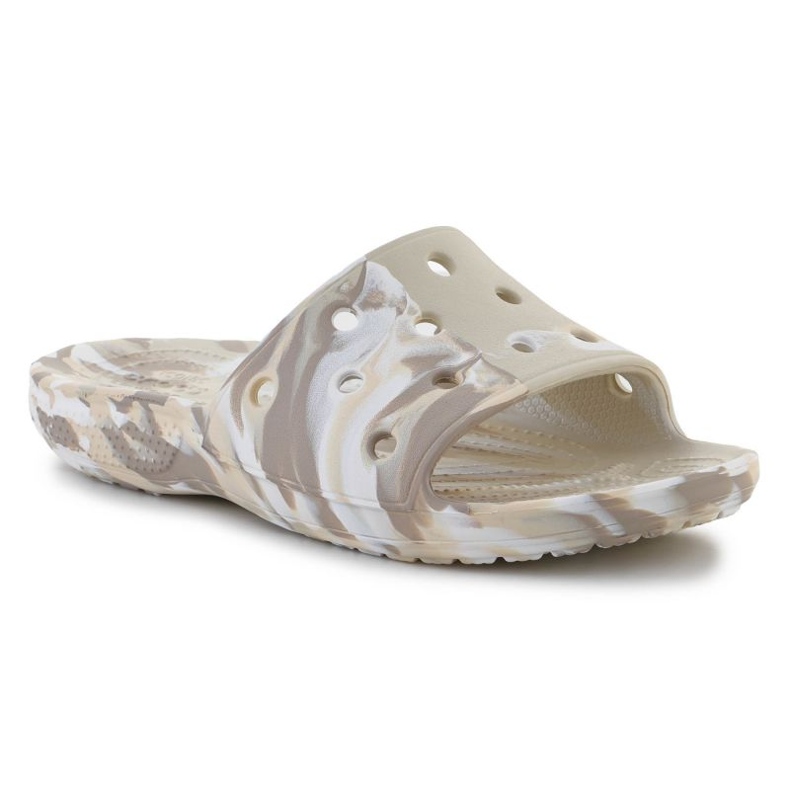 Papuče Crocs Classic Marbled Slide 206879-2Y3 bež