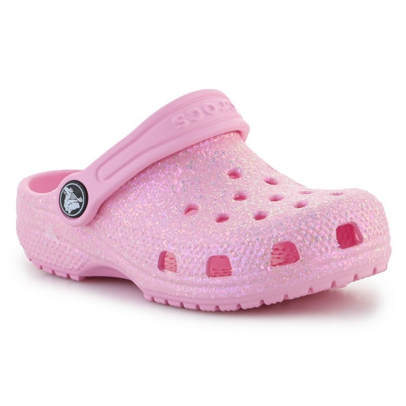Crocs Classic Glitter Clog K Jr 206992-6S0 ružičasta