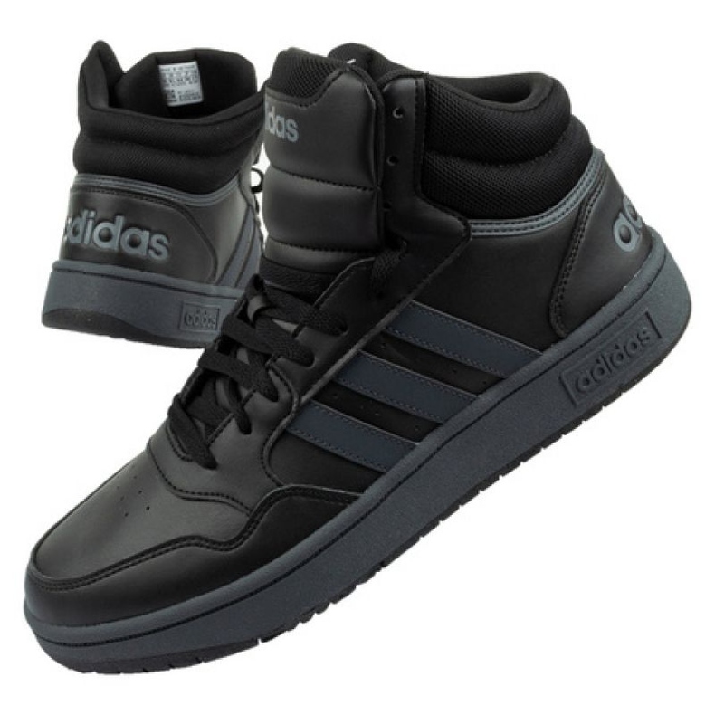 Adidas Hoops 3.0 Mid M GW3022 sportske cipele crno