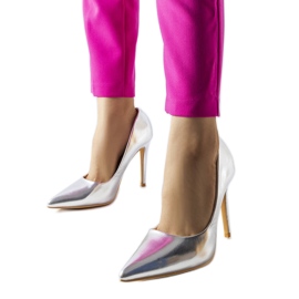 Srebrne metalik Cabell štikle srebro