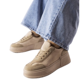 Bež tenisice s platformom