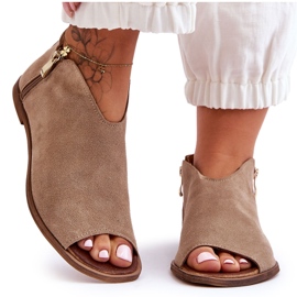 Niske antilop čizme Sandale Nicole 2799/023 bež