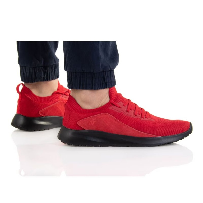 Muške sportske cipele 4F D4L22-OBML202 crvene crvena