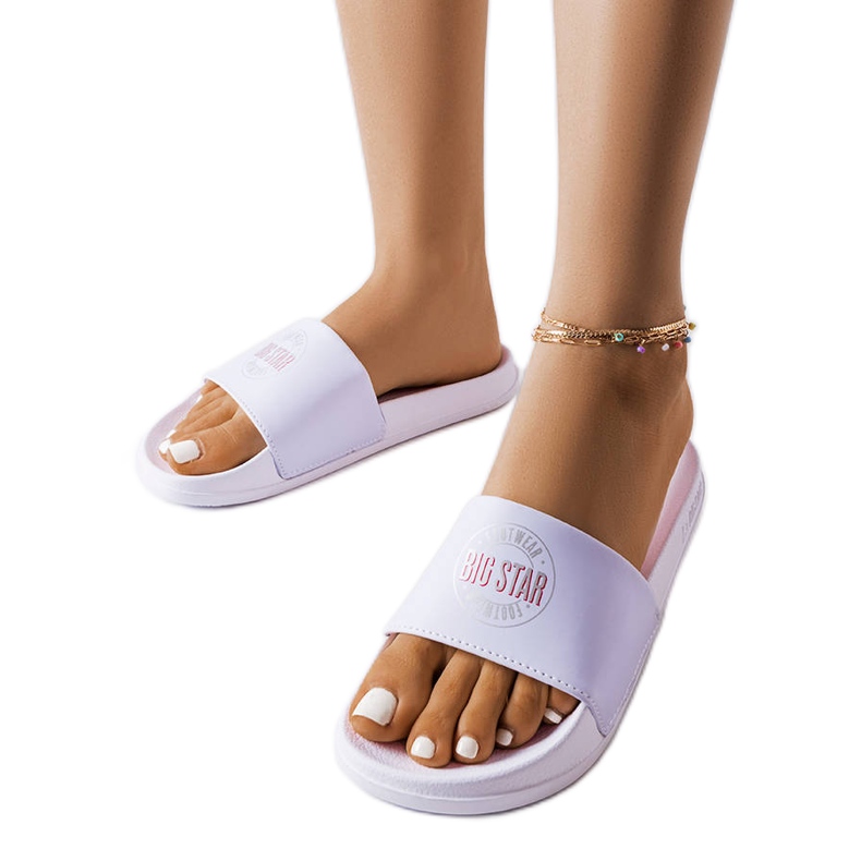 Bijele papuče Big Star JJ274A281 bijela