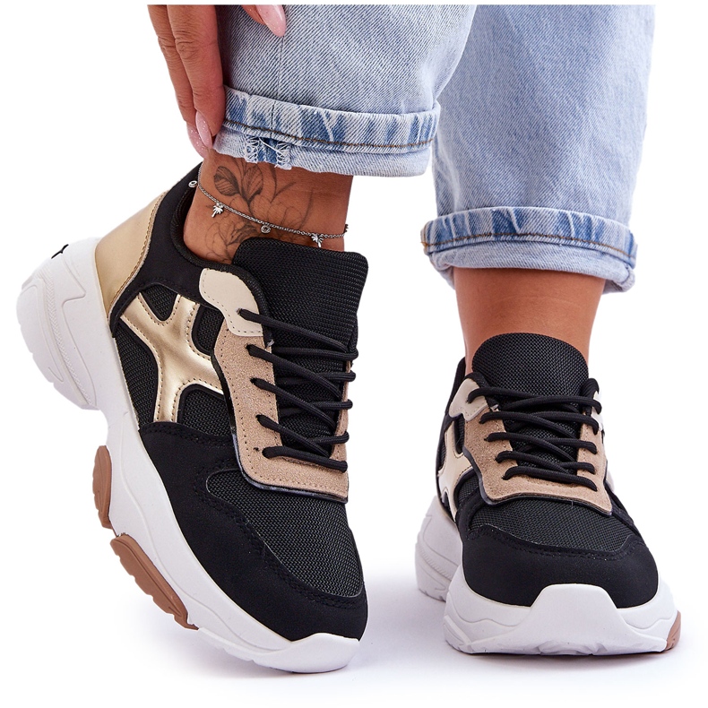 PS1 Ženske tenisice na vezanje crne Cortes crno