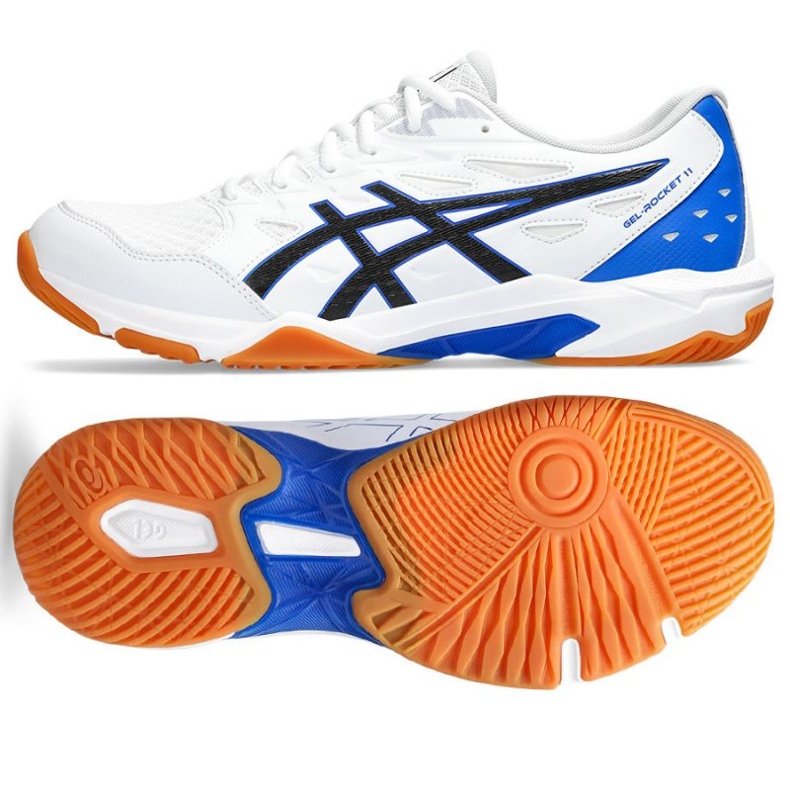 Asics cipele GEL-ROCKET 11 M 1071A091-100 bijela bijela