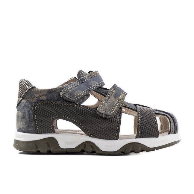 Zelene sandale s kožnim uloškom iz Millarda zelena