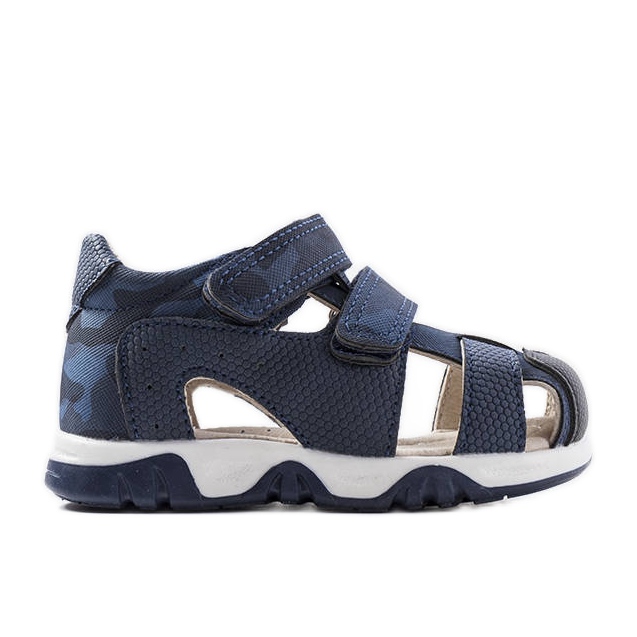 Mornarskoplave sandale s kožnim uloškom iz Millarda plava