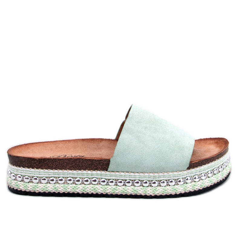 Donnie Green ukrašene sandale zelena