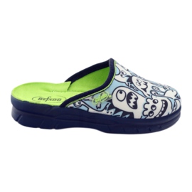 Befado dječje cipele za bojanje papuče bijela tamnoplava plava