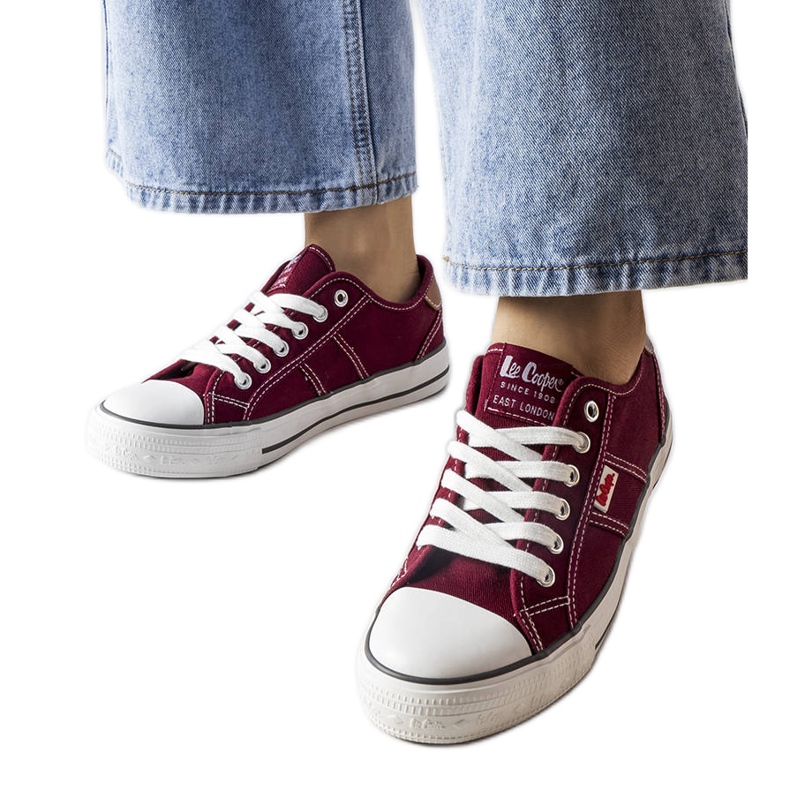Bordo tenisice Lee Cooper LCW-22-31-0864L crvena