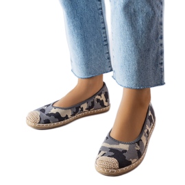 Sive slip-on espadrile iz Beneduma siva