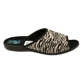 Adanex Ženske papuče Sara 15773 Leopard print crna