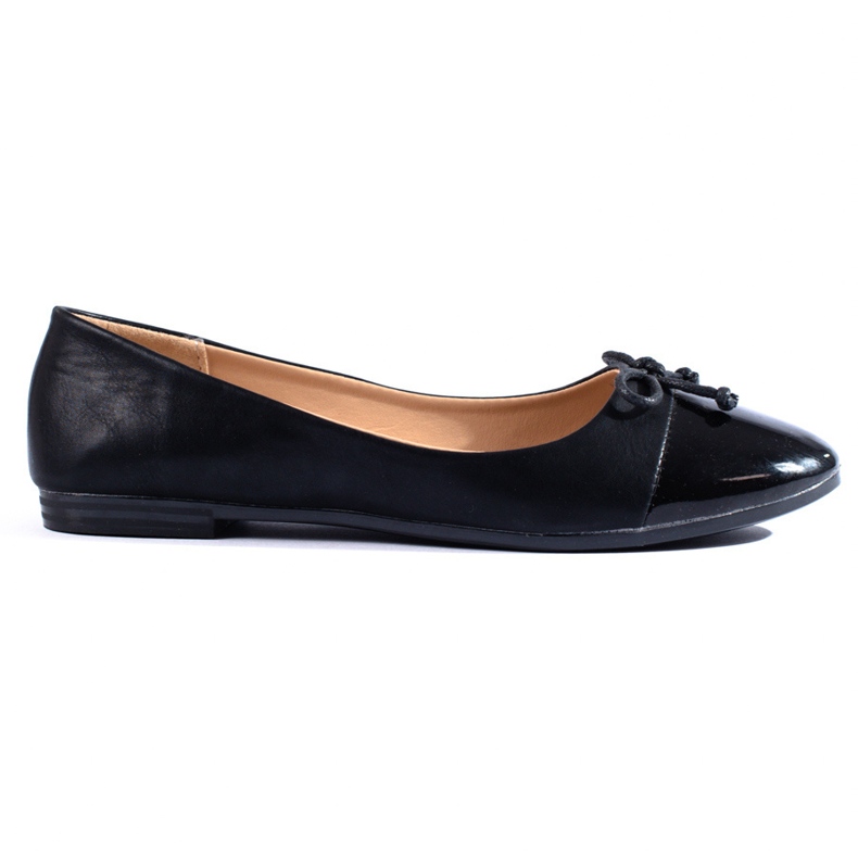 Klasične crne balerinke s Shelovet mašnom crno