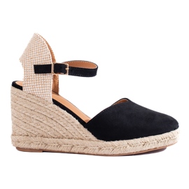 Ženske crne Shelovet wedge espadrile crna