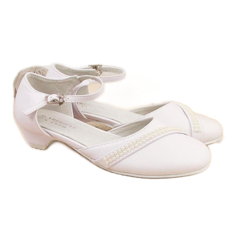 Sandale na kapicu American Club Jr. AM782 bijele bijela