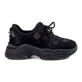 Crne ženske tenisice na platformi Shelovet crna