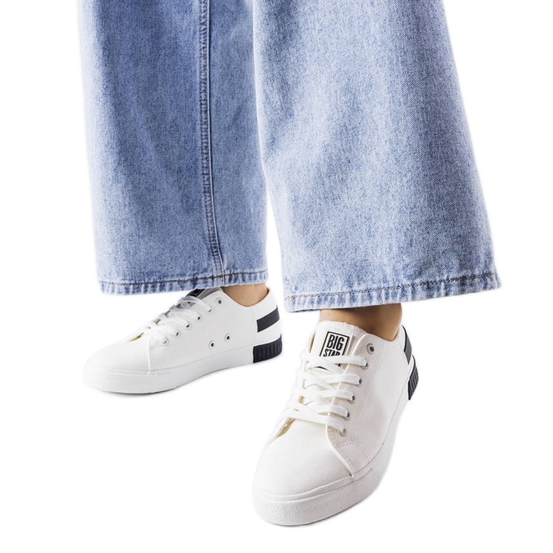 Big Star LL274039 bijele tenisice bijela