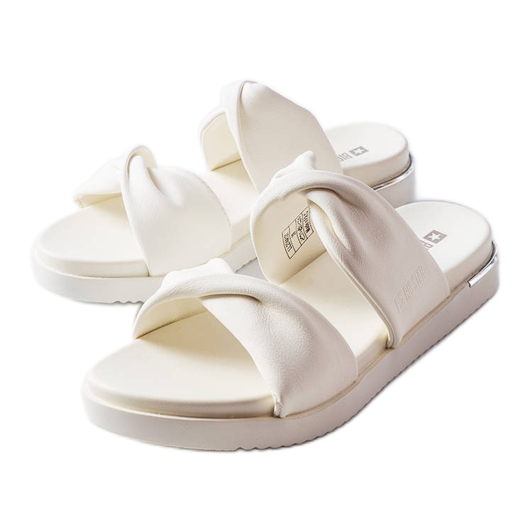 Bijele papuče Big Star LL274A121 bijela