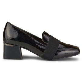 La.Fi Pumpe od lakirane kože s niskom potpeticom crna