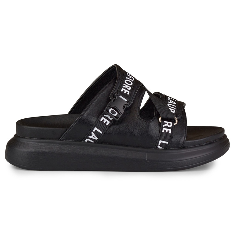 Elegantne crne papuče iz La.Fi crno