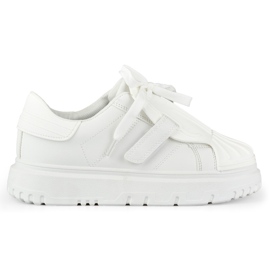 Modne bijele ženske sportske cipele bijela