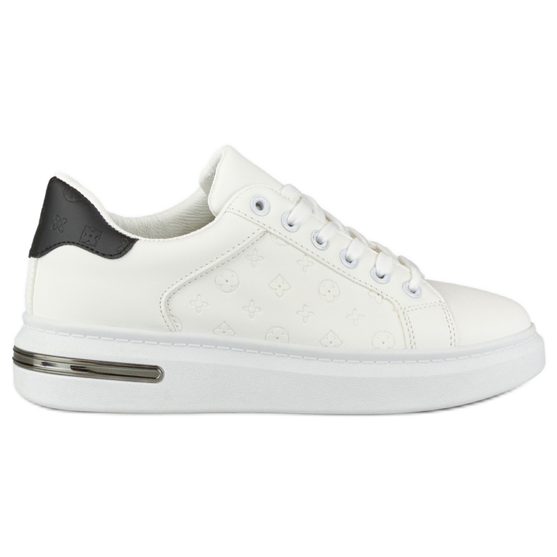 Sportske cipele s ukrasnim leđima bijela