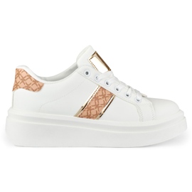 Elegantne bijele ženske sportske cipele bijela