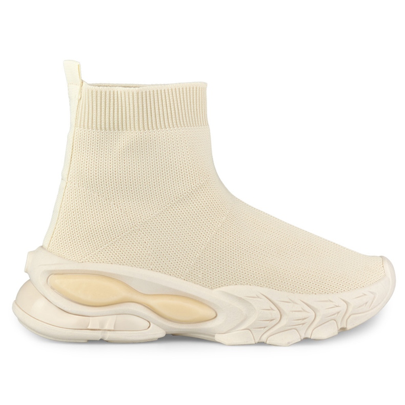 Visoke bež ženske natikače