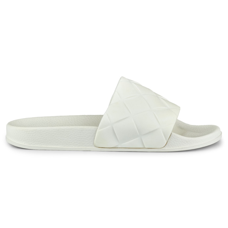 Bijele klasične ženske papuče bijela