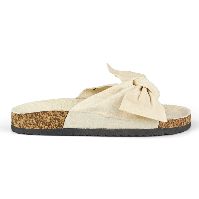 Klasične bež slajdere s mašnom