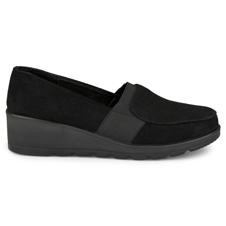 Udobne ženske cipele s elastičnom trakom crno