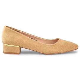 Bež cipele na nisku petu