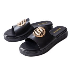 Crne sandale s platformom od Michelle crno