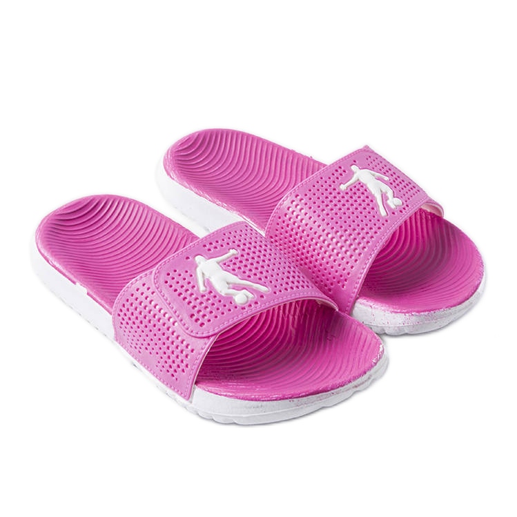 Bijele i ružičaste gumene papuče iz Atene ružičasta