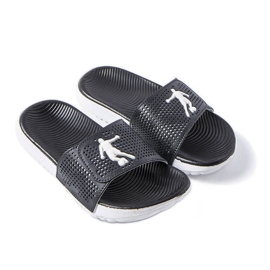 Crno-bijele gumene papuče iz Atene crna