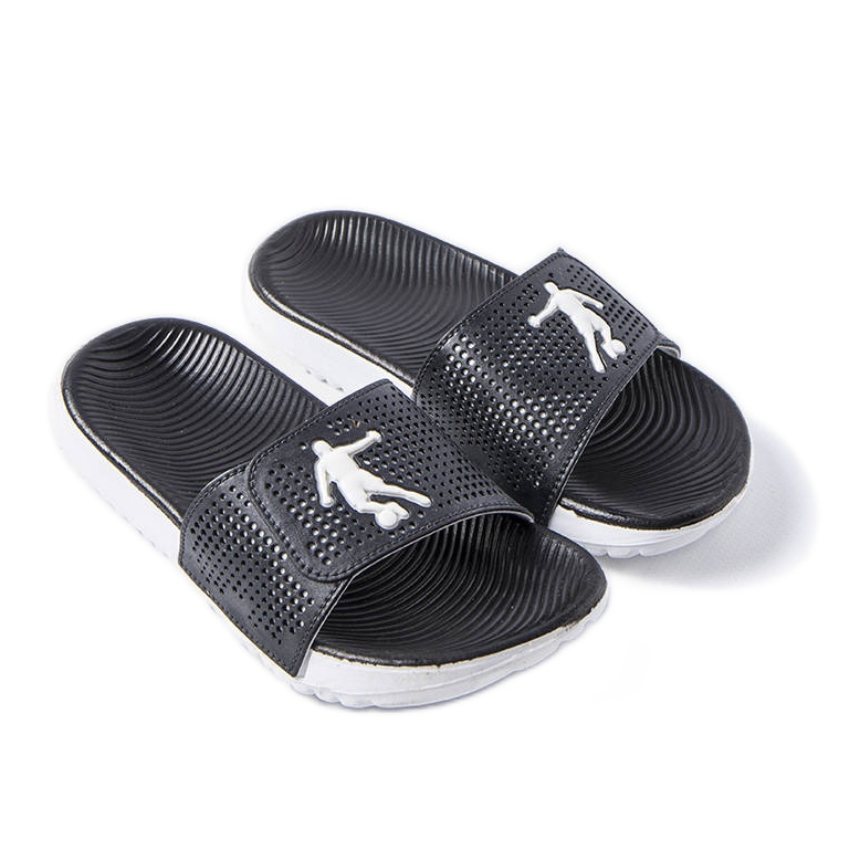 Crno-bijele gumene papuče iz Atene