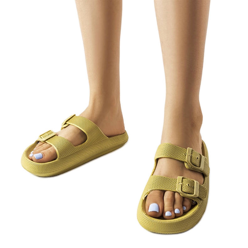 Zelene gumene patike s kopčama iz Padove zelena