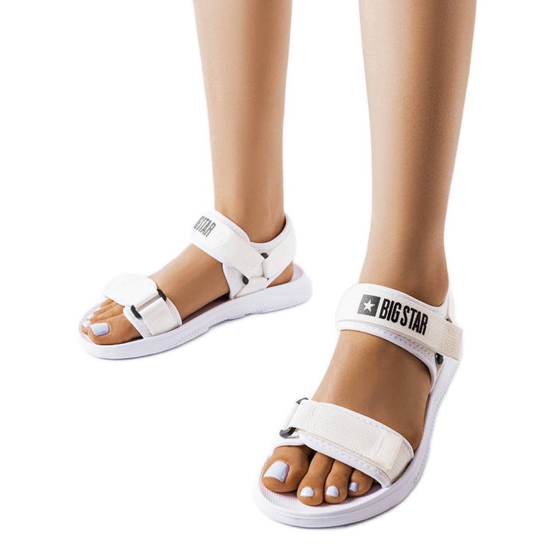 Big Star HH274A026 bijele sportske sandale bijela
