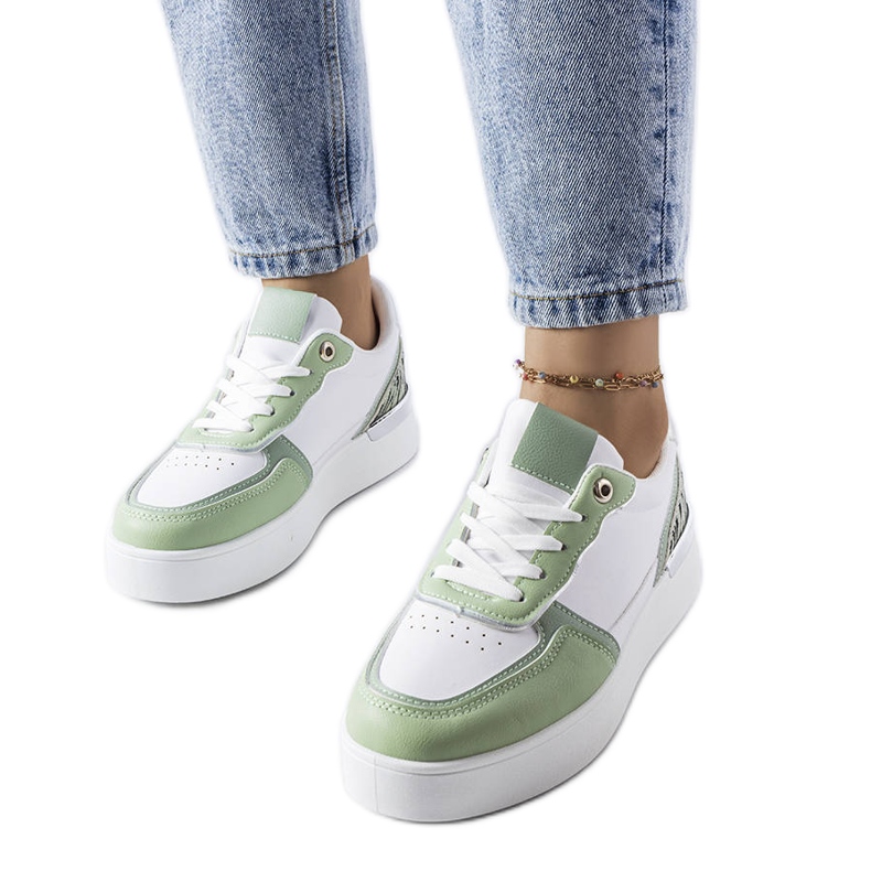 Zelene tenisice na platformi Tooele zelena