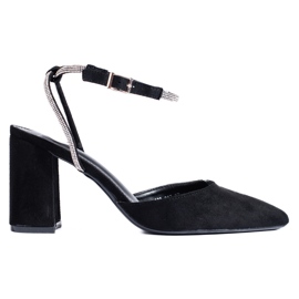 Crne cipele s petom od brušene kože iz Sheloveta crna