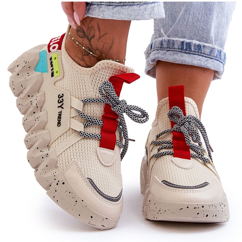 PS1 Moderne natikače Beige Evolution bež