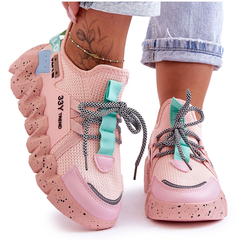 PS1 Moderne Slip-on tenisice Light Pink Evolution ružičasta