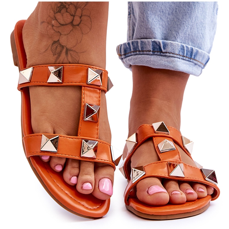 Ženski okret -Flops s velikim nosačima narančama