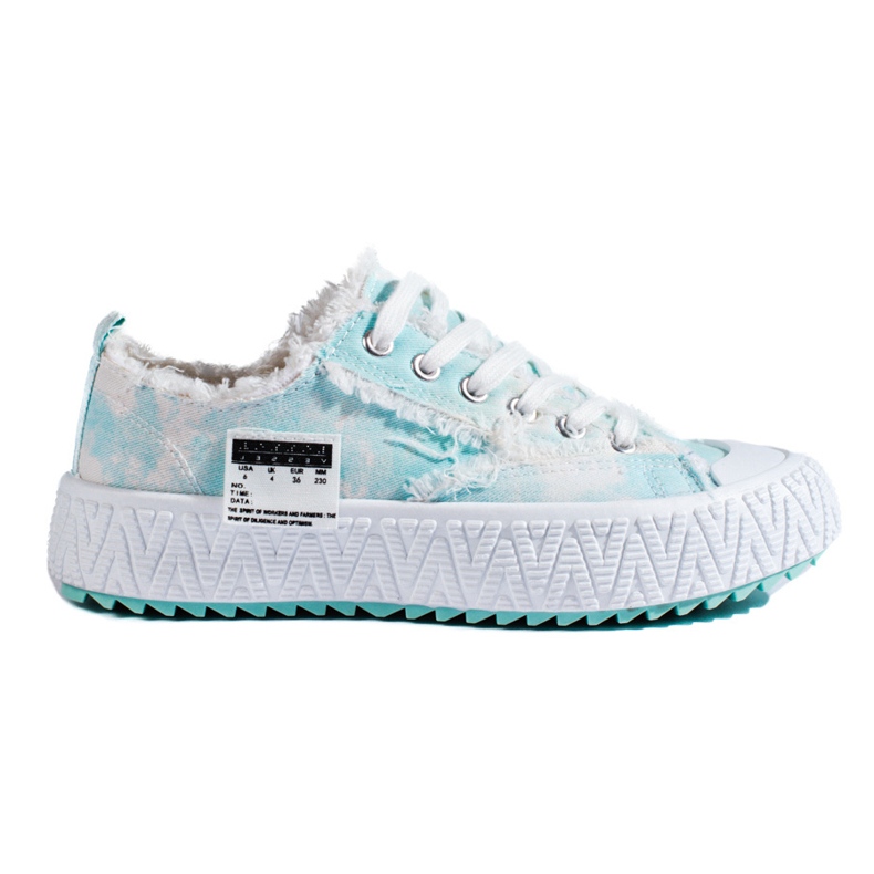 Tenisice na debeloj platformi plavi Shelovet plava