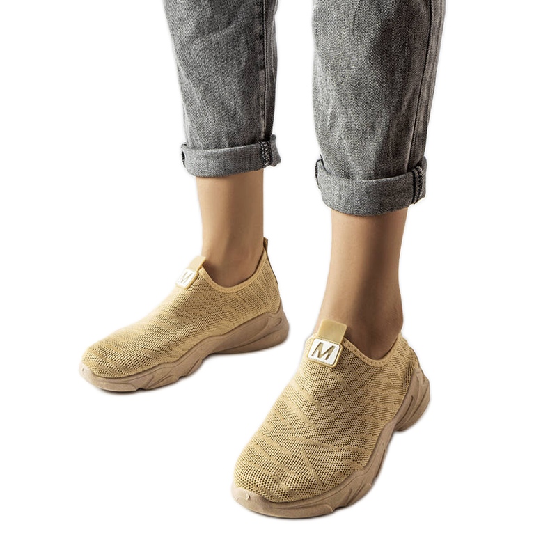 Tamno bež tekstilne tenisice iz Aarona